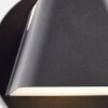 Brilliant Scorton Buiten muurverlichting LED Zwart, 2-lichts