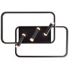 Brilliant Dalida Plafondlamp LED Zwart, 1-licht, Afstandsbediening