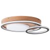 Brilliant Karney Plafondlamp LED Bruin, Zwart, 1-licht