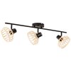 Brilliant Norah Plafondlamp Zwart, 3-lichts