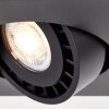 Brilliant Doro Plafondlamp LED Zwart, 2-lichts