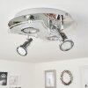 Morges Plafondlamp LED Chroom, Wit, 4-lichts