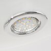 Morges Plafondlamp LED Chroom, Wit, 4-lichts