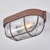 Chaquire Plafondlamp Bruin, Roest, 1-licht