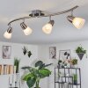 Chapod Plafondlamp Nikkel mat, 4-lichts