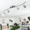 Chapod Plafondlamp Nikkel mat, 4-lichts