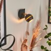 Tome Muurlamp LED Messing, Zwart, 1-licht