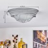 Coltauco Plafondlamp Grijs, 1-licht