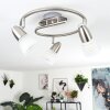 Chapod Plafondlamp LED Nikkel mat, 3-lichts