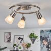Chapod Plafondlamp LED Nikkel mat, 3-lichts