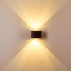 Jonava Buiten muurverlichting LED Zwart, 2-lichts