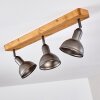 Tholen Plafondlamp Bruin, 3-lichts