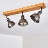 Tholen Plafondlamp Bruin, 3-lichts