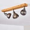 Tholen Plafondlamp Bruin, 3-lichts