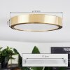 Finsrud Plafondpaneel LED Goud, 1-licht