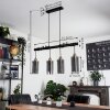 Vaurois Hanglamp Messing, Zwart, 4-lichts