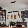 Vaurois Hanglamp Messing, Zwart, 4-lichts