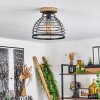 Omba Plafondlamp Hout licht, 1-licht