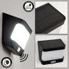 Colchagua Solarlamp LED Zwart, Wit, 1-licht, Bewegingsmelder
