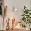 Javel Muurlamp Chroom, Wit, 1-licht