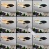 Ipinco Plafondlamp LED Goud, Zwart, Transparant, Helder, 1-licht, Afstandsbediening