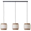 Brilliant Waterlilly Hanglamp Zwart, 3-lichts