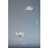 FHL easy Luna Tafellamp LED Nikkel mat, 1-licht