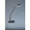 FHL easy Luna Tafellamp LED Zwart, 1-licht