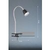 FHL easy Nox Klemlamp LED Zwart, 1-licht