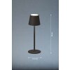FHL easy Tropea Tafellamp LED Zwart, 1-licht