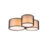 Cerdedo Plafondlamp Wit, 3-lichts