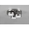 Trio Franklin Plafondlamp LED Nikkel mat, 3-lichts
