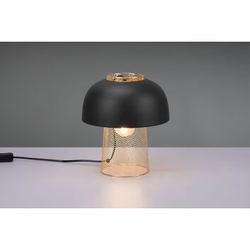 Reality Punch Tafellamp Goud, Zwart, 1-licht