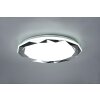Reality Ando Plafondlamp LED Chroom, 1-licht, Afstandsbediening