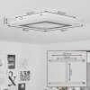 Wawo Plafondpaneel LED Wit, 1-licht, Afstandsbediening