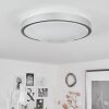 Subles Plafondlamp LED Zilver, Wit, 1-licht, Bewegingsmelder