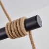 Bardhaman Hanglamp Natuurlijke kleuren, Zwart, 4-lichts
