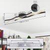Serlande Plafondlamp LED Goud, Zwart, 1-licht