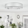Mentque Plafondlamp LED Zilver, 1-licht