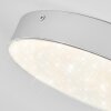Mentque Plafondlamp LED Zilver, 1-licht