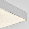 Mentque Plafondlamp LED Zilver, 1-licht