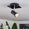 Lanrigan Plafondlamp LED Chroom, Zwart, 1-licht