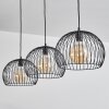 Mossay Hanger Zwart, 3-lichts