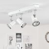 Lanrigan Plafondlamp LED Chroom, Wit, 3-lichts