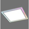Leuchten-Direkt EDGING Plafondlamp LED Wit, 1-licht, Afstandsbediening