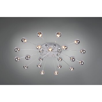 Trio Bullet Plafondlamp LED Chroom, 21-lichts