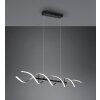 Trio Sequence Hanglamp LED Aluminium, Zwart, 1-licht