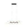 Trio Sequence Hanglamp LED Aluminium, Zwart, 1-licht