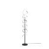 Trio Sequence Staande lamp LED Aluminium, Zwart, 1-licht