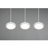 Trio Tray Hanglamp LED Wit, 3-lichts
